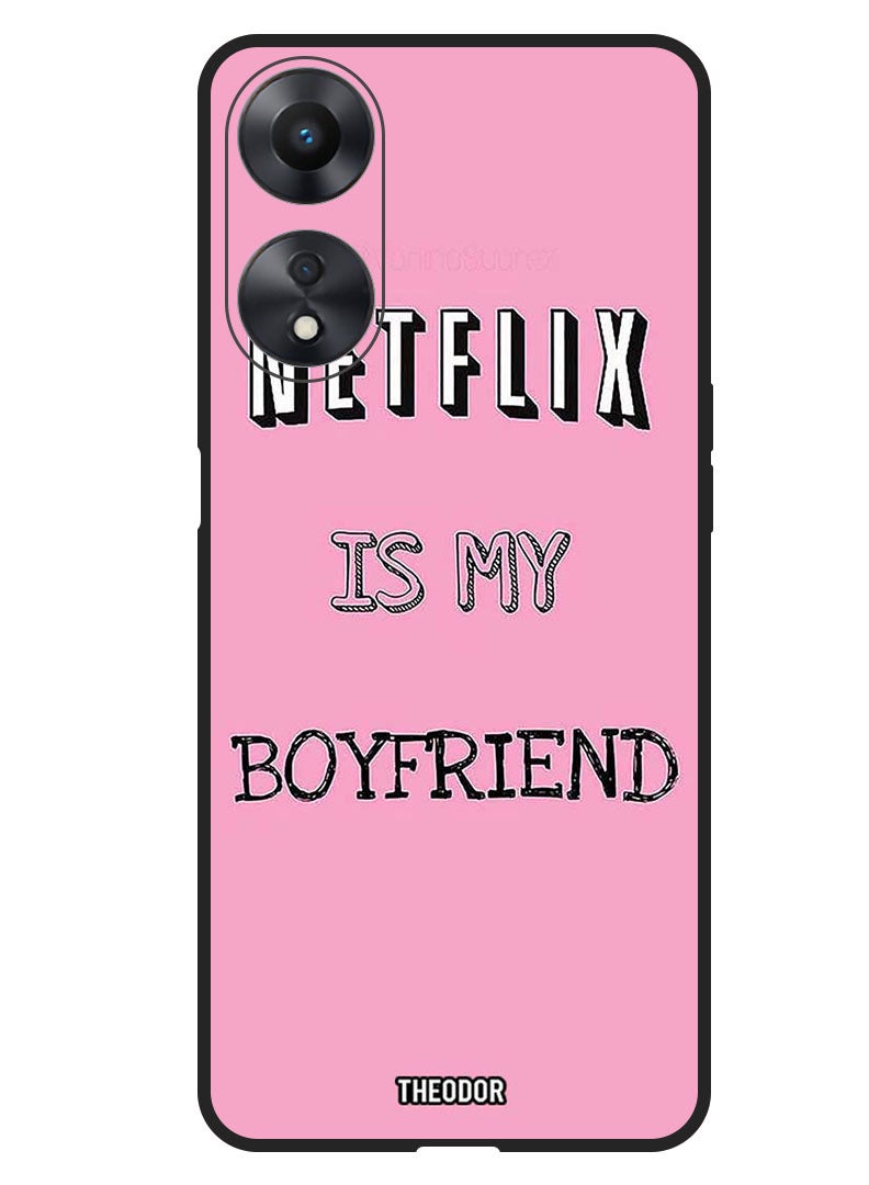 Theodor Protective Case Anti Scratch Shock Proof Bumper Cover For Oppo A1 5G Netflix Is My Boyfirend - Image 1