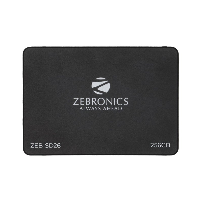 ZEBRONICS ZEB-SD26 256 جيجابايت قرص صلب ثابت، TLC، واجهة SATA II و SATA III - Image 1