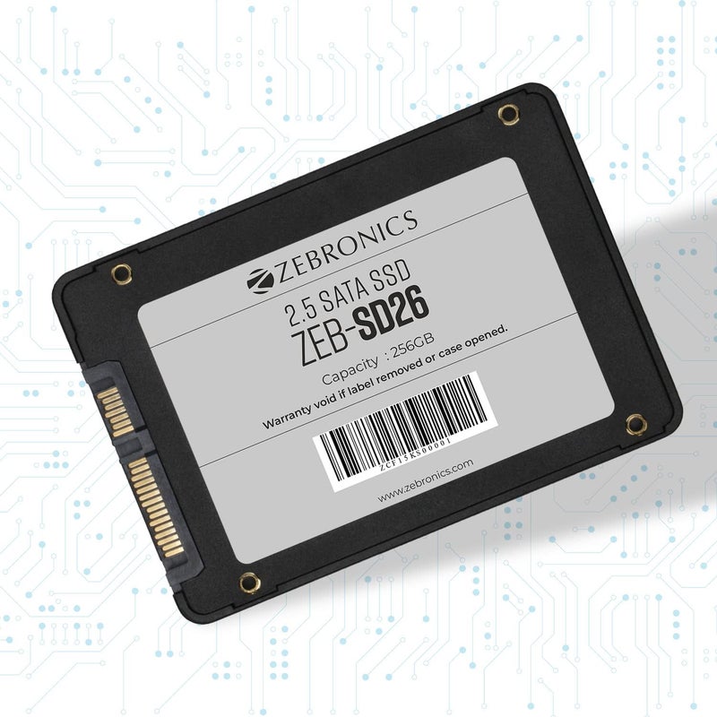 ZEBRONICS ZEB-SD26 256 جيجابايت قرص صلب ثابت، TLC، واجهة SATA II و SATA III - Image 3