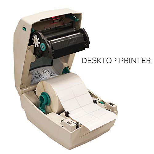 Edraco Desktop Thermal Transfer Ribbons -Enhanced Wax, 8 Rolls, 4.33" x 244'/110mm x 74m for Zebra Desktop Printer - Image 3