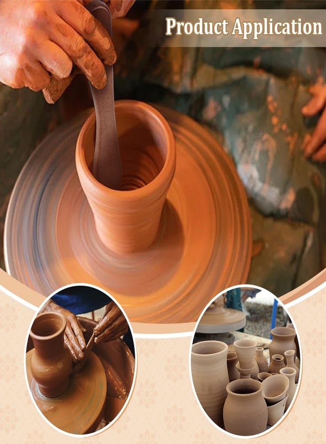 BENECREAT 2PCS Wooden Clay Sculpting Tool, 10x1.7x0.4inch Double Ended Modeling Pottery Tools for Cutting Carving Detailing and Smoothing - Image 5