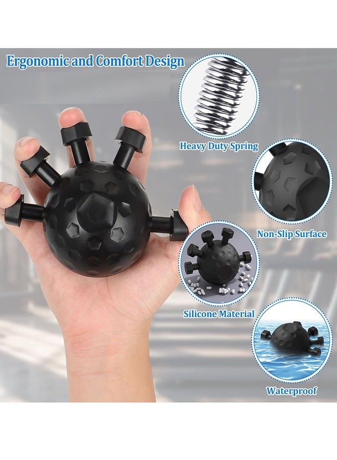 Hand Grips Strengthener, Hand Gripper Strengthener Finger Exerciser, Finger Exerciser Gripper Tool, Forearm Strengthener for Muscle Training Sports, Stress Relief, Increase Strength - Image 3