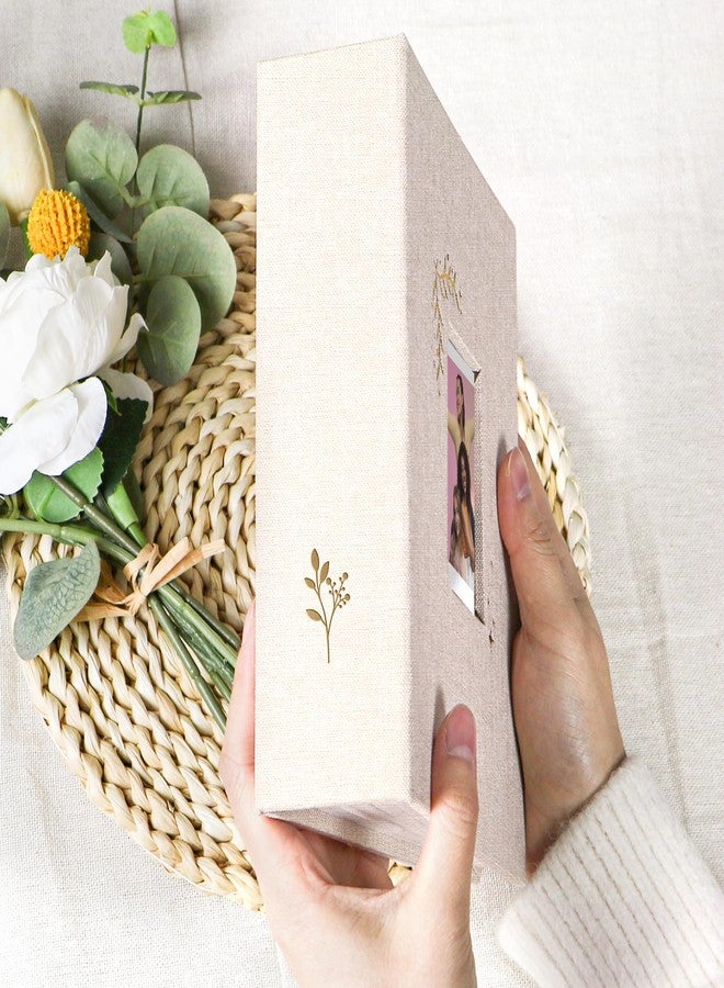 Holoary Mini Polaroid Photo Album 256 Pockets, Instax Photo Album Fit for Fujifilm Instax Mini 7s 8 9 11 25 26 40 50s 90 Evo Z2300 Instant Camera, Instax Album Polaroid Snap(Beige) - Image 4