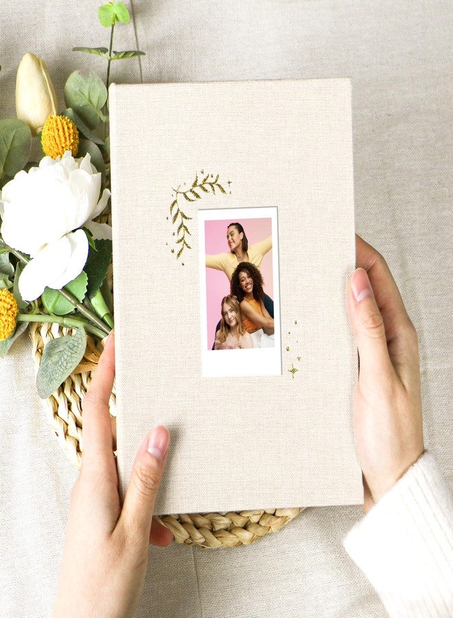 Holoary Mini Polaroid Photo Album 256 Pockets, Instax Photo Album Fit for Fujifilm Instax Mini 7s 8 9 11 25 26 40 50s 90 Evo Z2300 Instant Camera, Instax Album Polaroid Snap(Beige) - Image 3