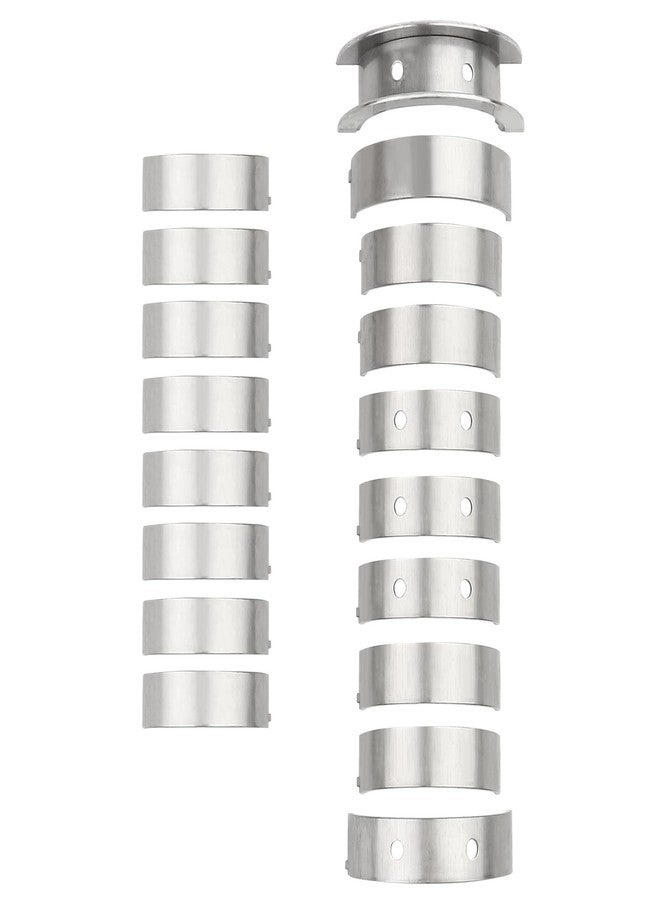 Tivora طقم محامل رئيسية ومحامل ذراع توصيل من تيفورا، متوافق مع سيارات BMW 120i و316i و320i بمحركات N46 وN45 وN43 وN42 سعة 2.0 لتر، بديل للأرقام 11247536774 و11247536777 - Image 1