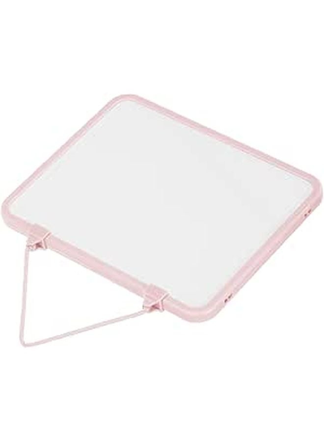 Double Sided Hanging Dry Erase Whiteboard Pink 17 X 21 3 Cm With Detachable Cord - Image 1