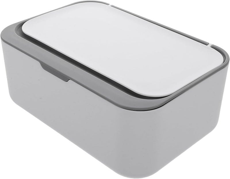 ABOOFAN Large Capacity Wet Tissue Box and Plastic Wipes Storage Dispenser with Dustproof Sealing Lid for Bathroom, Kitchen, and Travel Use - Image 1
