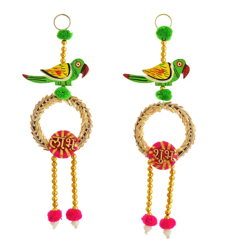 Sanvatsar Decorative Parrot Door Hanging for Wall Decor, Home Decore, Festival Decor and Door Decor - Image 5
