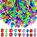 ROYHOO 150PCS Pool Diving Gems Toys Colorful Crystals Pirate Treasure Jewels Acrylic Gems Plastic Diamonds Gemstones for Vase Filler Summer Beach Toys Home Decor Party Favors - Image 2