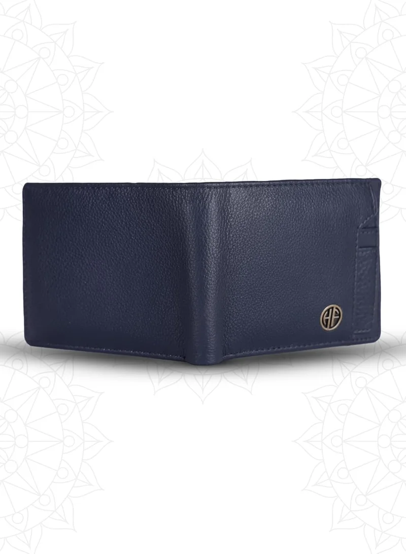 HAMMONDS FLYCATCHER Leather Wallet Combo Gift Set - Men's and Women's Wallets with Multiple Card Slots - Perfect for Ramadan, Eid Anniversary, Marriage Gifts and Special Occasions - Blue | DW3S