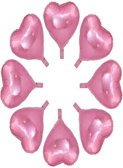 10pcs Heart Shape Foil Mylar Balloons for Birthday Party Decorations, Wedding Decorations, Engagement Party, Valentine's Day, Celebration, Holiday, Show, Party Activities (Pink) - pzsku/Z2EE5FF310D9C5249DACDZ/45/_/1718137133/ec9ccfcb-38fa-4d76-bd70-2bd81a5e2cca