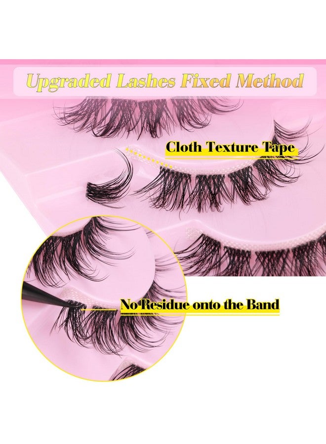 أليس رموش صناعية عنقودية 98 خصلة، أطوال مختلطة، رموش مانغا طبيعية، شريط شفاف D مجعد، عين القطة، رموش أنمي، خفيفة الوزن، ناعمة، رموش يابانية فردية، تمديد من أليس - Image 4