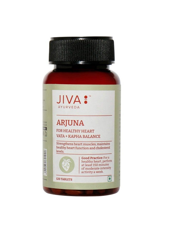Jiva Arjuna Tablets 500mg 360 Tablets Promotes Heart Health | Manages Cholesterol Level 120 Tablets (Pack of 3) - Image 2