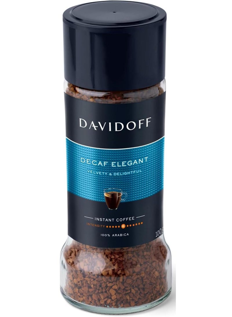 Davidoff Decaf Elegant  Instant Coffee 100grams - Image 1