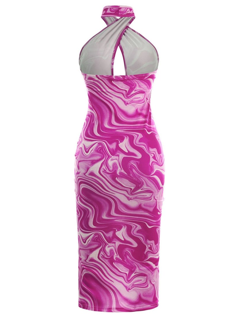 Loquat Fashionable Beautiful Atmosphere Female Dress Pink - Image 2