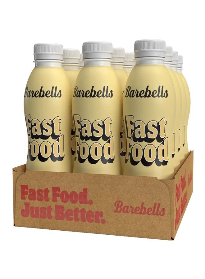 Barebells Fast Food Vanilla Milkshake Protein Drink 500ml – High Protein Ready-to-Drink Milkshake, Smooth Vanilla Flavor, Low Sugar