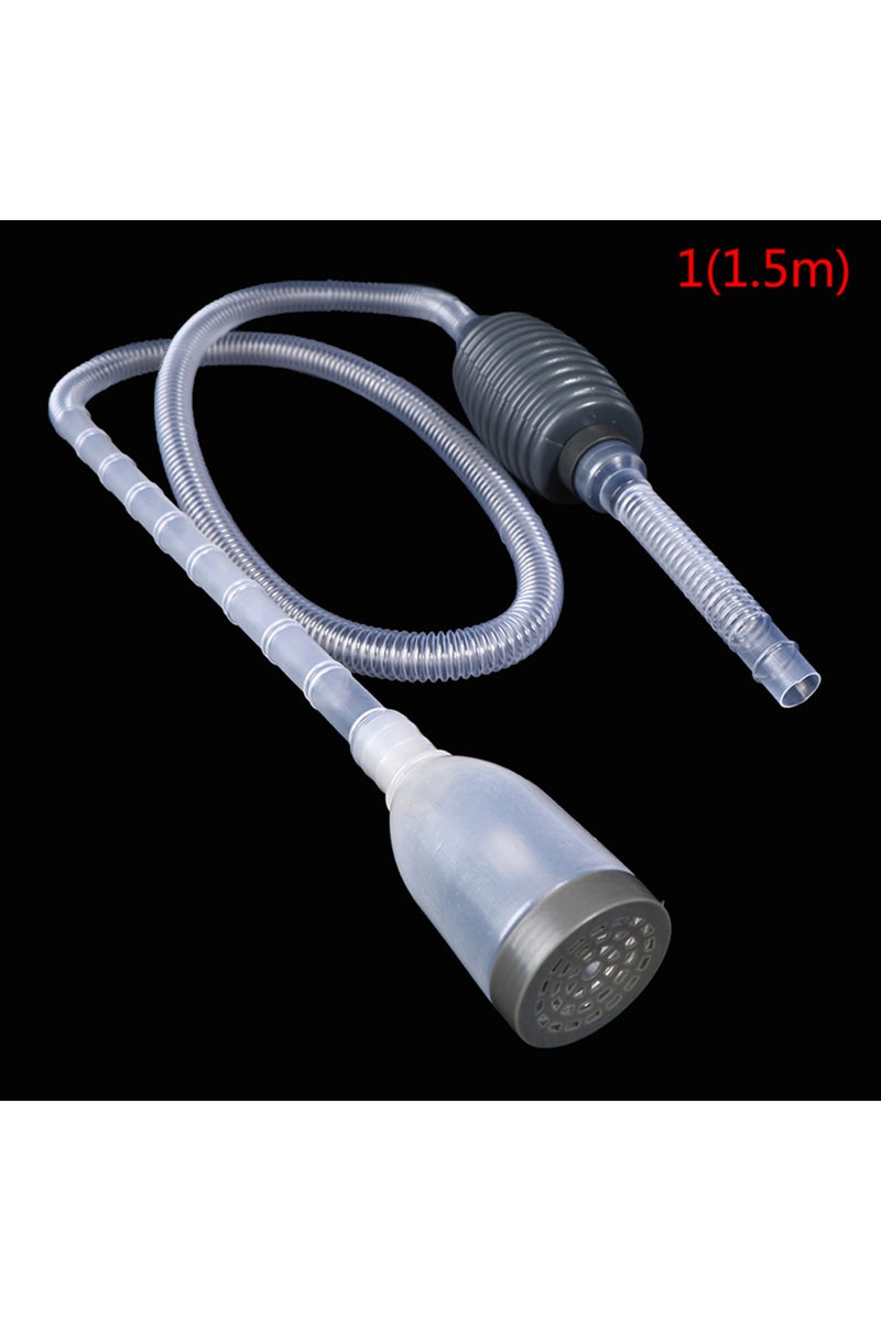 إيروريكس جهاز تنظيف وتغيير مياه حوض السمك شبه أوتوماتيكي بطول 150 سم، قطعة واحدة، مع حصى، مناسب لأحواض السمك البسيطة