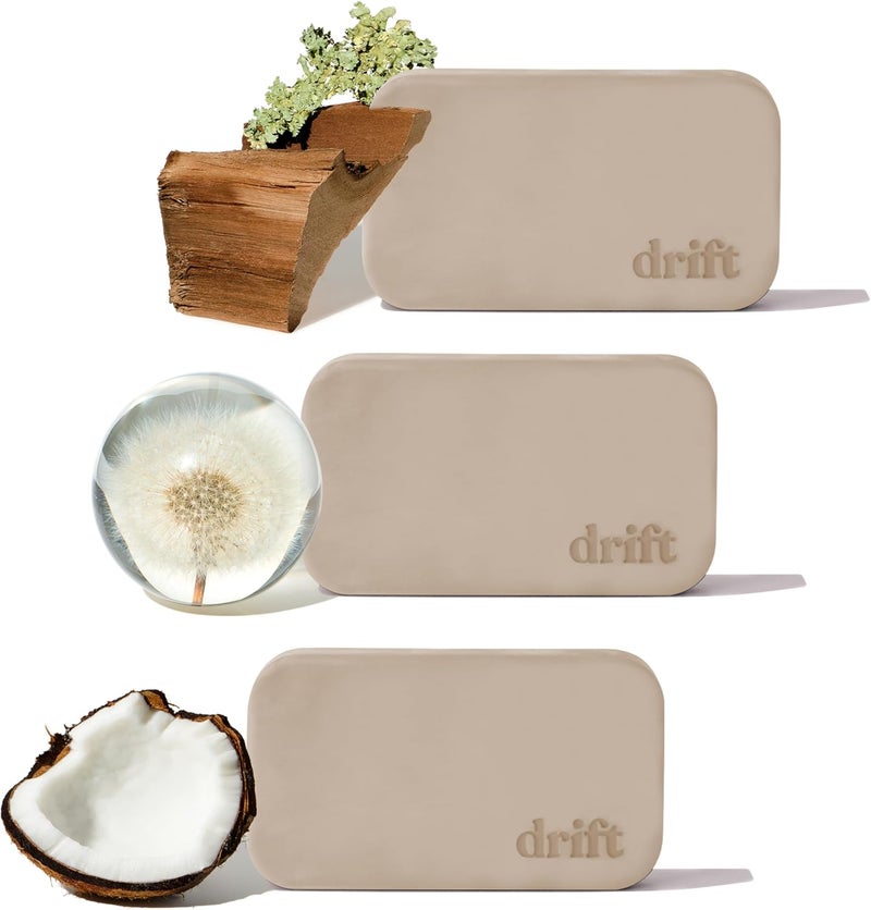 Drift Stone Car Air Freshener 3-Piece Variety Pack Starter Kit - Teak, Open Air, Cabana - Image 1
