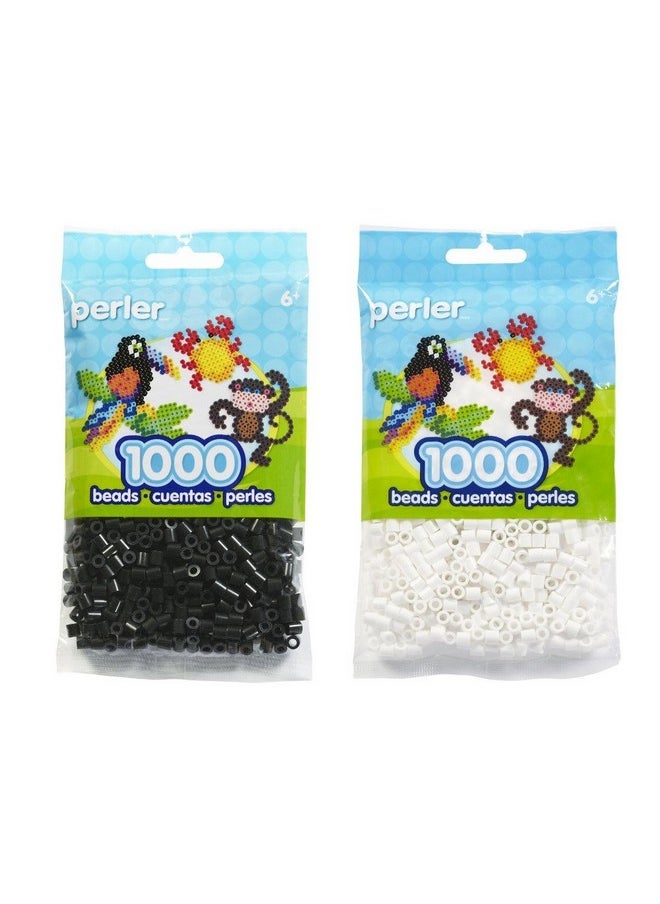 Perler - Perler Bead Bag, Bundle of Black and White - Image 1