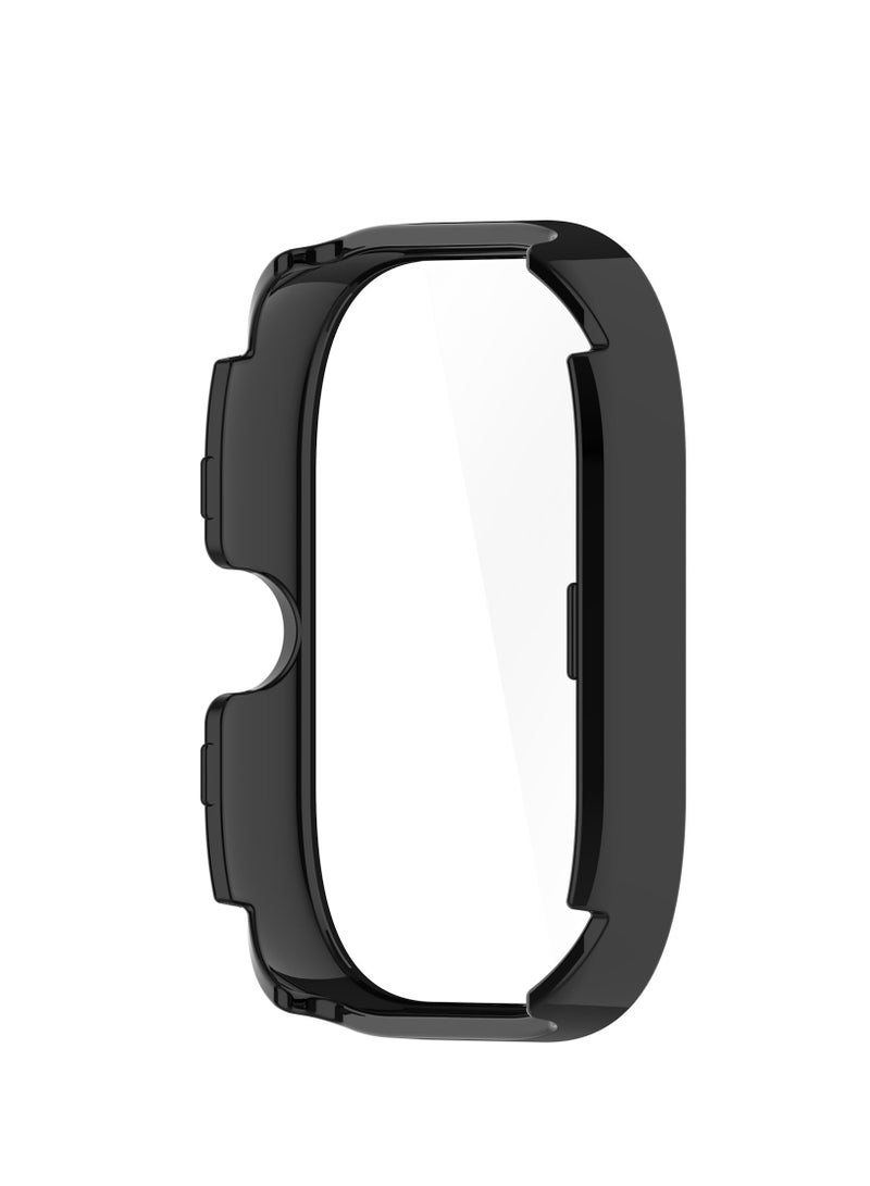 Screen Protector Case Fit for Redmi Watch 4 Full Coverage Hard PC Plated Bumper Cover Protective Cases Frame Tempered Glass Screen Protector - Image 4
