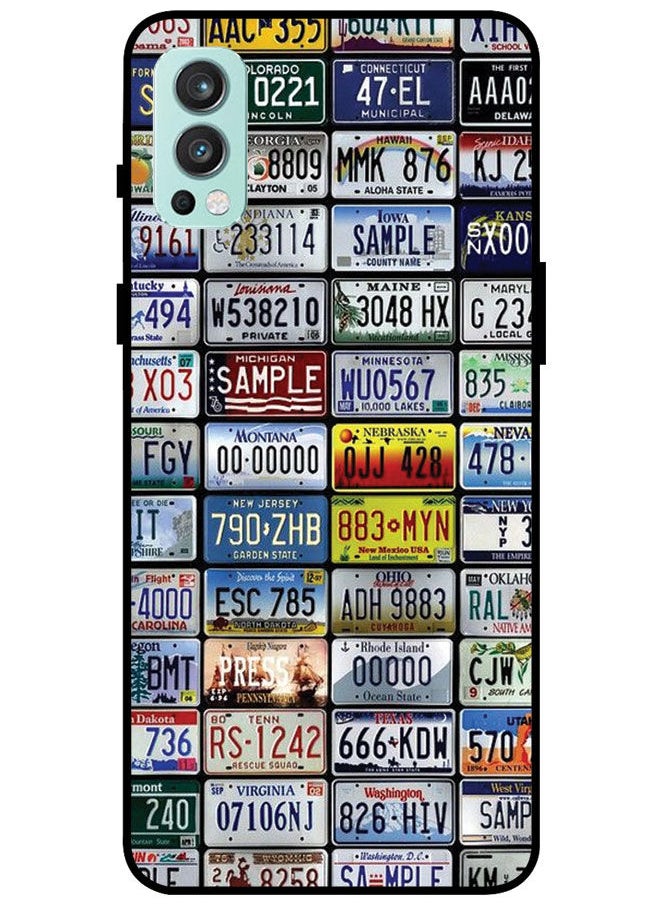 Protective Case Cover For OnePlus Nord 2 5G Smart Series Printed Protective Case Cover for OnePlus Nord 2 5G Number Plates