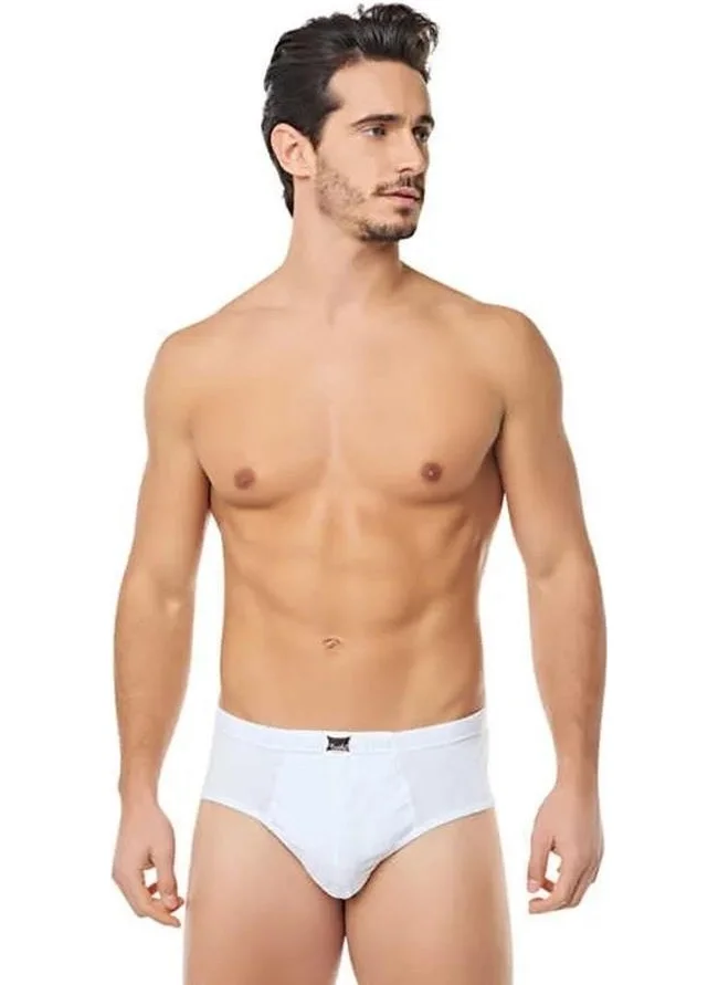 توتكو Passion Men's Cotton Combed Cotton Slip Panties White 0109 - 6 Pieces