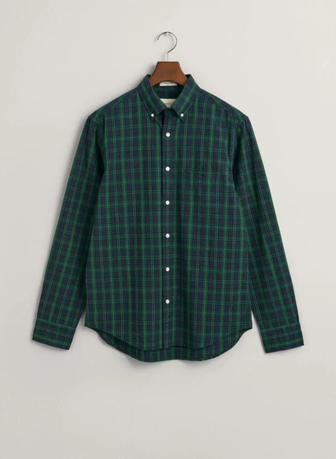 GANT Gant Regular Fit Tartan Archive Poplin Shirt