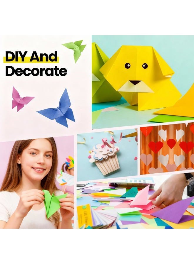 Yahenda 1500 Pieces Construction Paper Craft Bulk School Supplies Lightweight Art Colored Paper for Kids Adults School Drawing, 9'' x 12'' (Multi Colors) - Image 3