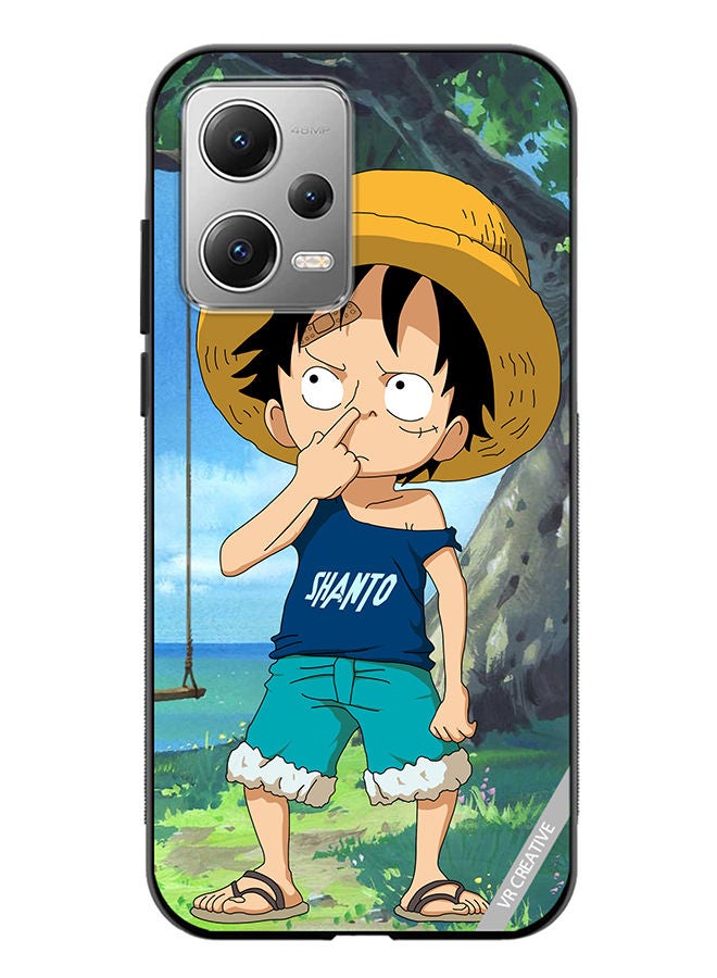 VR CREATIVE غطاء حماية لهاتف شاومي ريدمي نوت 12 بتصميم قرد دلوفي متعدد الألوان - Image 1