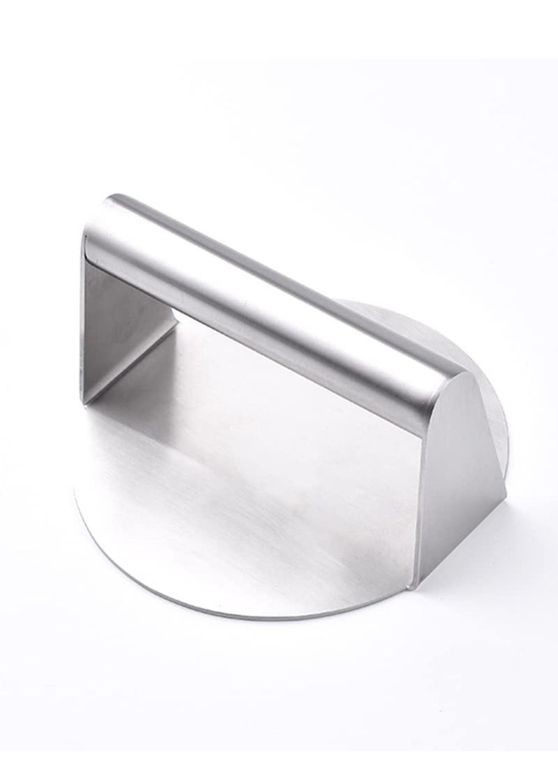 XiuWoo Stainless Steel Burger Press,14cm Round Smash Burger Press  - Image 1