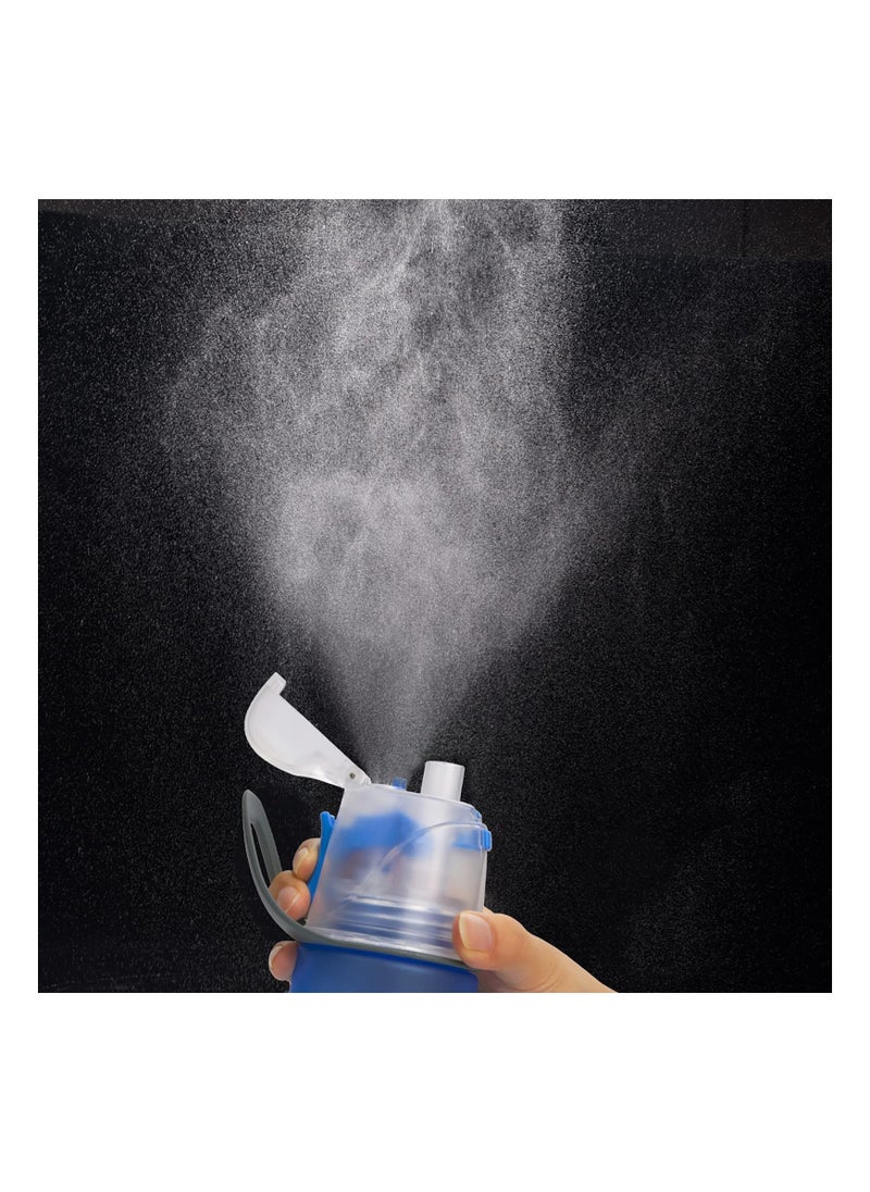 SYOSI - Drinking and Misting Water Bottle, Spray Water Bottle BPA Free, Unique Mist Lock Design, Portable Leak-Proof Spray Cup for Cycling Fitness Camping Hiking Outdoors Sports for Hydration Cooling(1 Pack) - Image 1