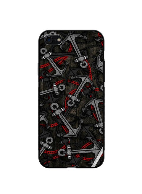 Protective Case Cover For Apple iPhone 7/8/SE 2020 Anchor Leggings Design Multicolour