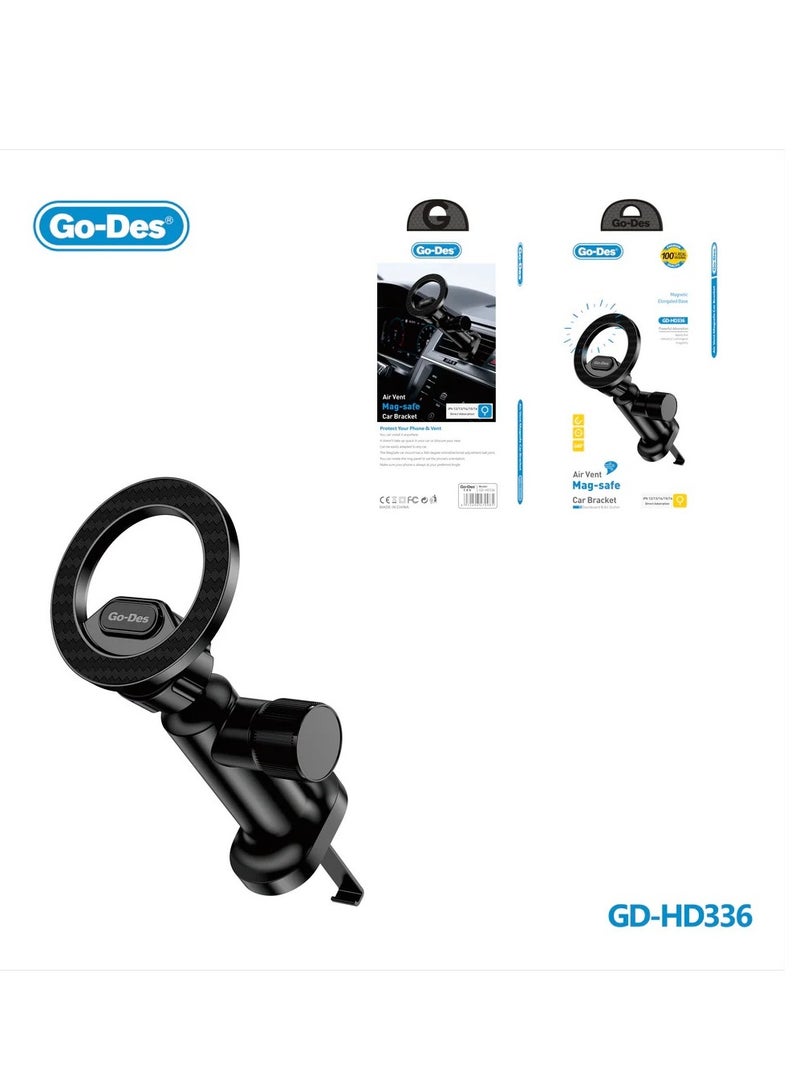 GO-DES HD336 Universal Car Mount Holder for Smartphones and GPS Devices - Image 1