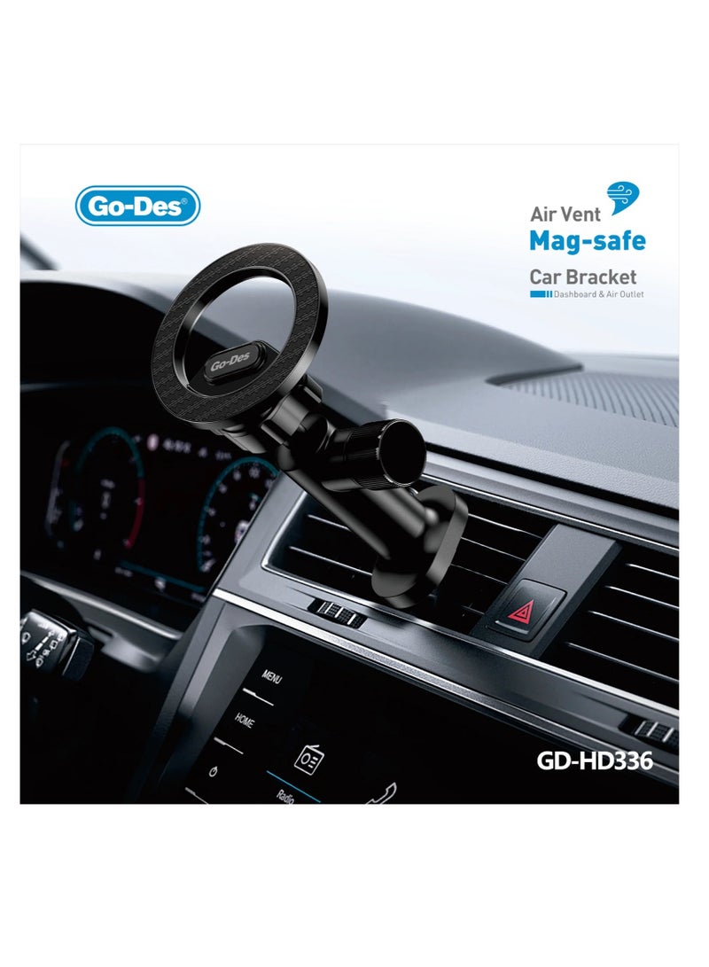 GO-DES HD336 Universal Car Mount Holder for Smartphones and GPS Devices - Image 2