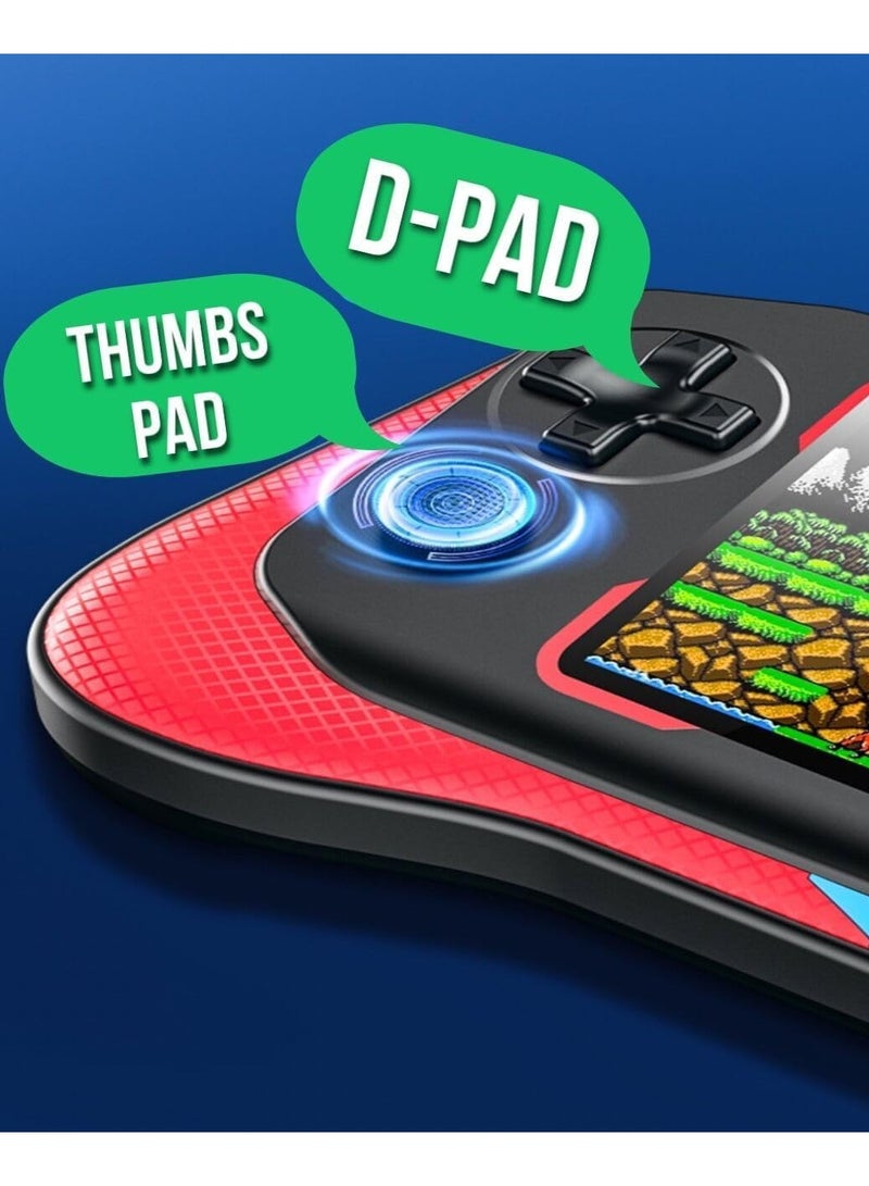 500 in 1 Oh youth game joystick game console,Handheld Game Console,Game Player 500 Classical FC Games 3.5-Inch Color Screen Support for Connecting TV & Two Players 1020mAh Rechargeable Battery Present for Kids and Adult  - Image 5