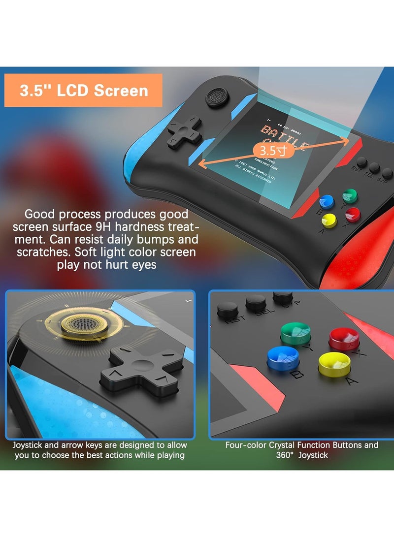 500 in 1 Oh youth game joystick game console,Handheld Game Console,Game Player 500 Classical FC Games 3.5-Inch Color Screen Support for Connecting TV & Two Players 1020mAh Rechargeable Battery Present for Kids and Adult  - Image 4