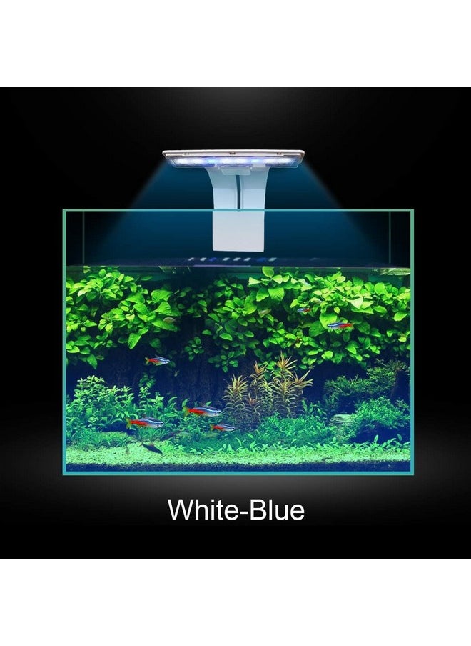 VAYINATO (M-180 | Wrgb Super Slim Led Aquarium Light (Suits Upto 2 Feet Tank) Plants Grow Lighting Creative Clip-On Lamp (White) By Petzlifeworld  - Image 4