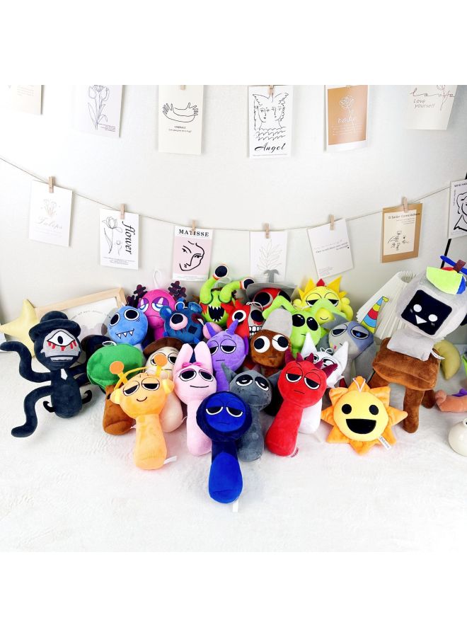 Cross Border Sprunki Plush Rhythm Box Toy Game Peripheral Plush Toy Doll In Stock-Colour:Bleeding Green-spot - Image 2