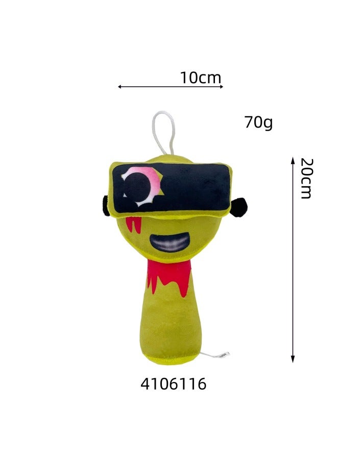 Cross Border Sprunki Plush Rhythm Box Toy Game Peripheral Plush Toy Doll In Stock-Colour:Bleeding Green-spot - Image 1