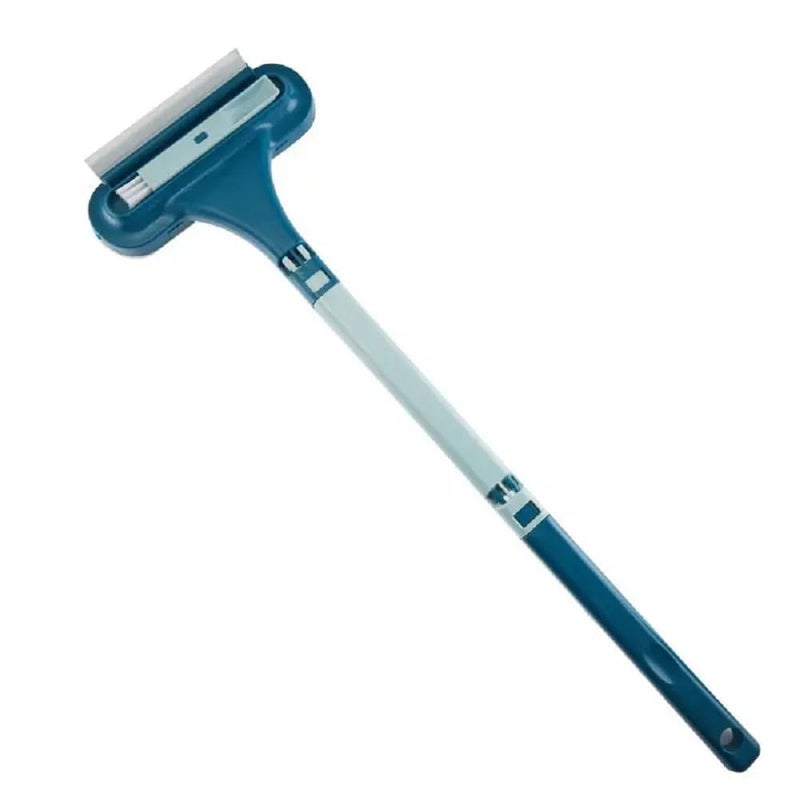 AIMERS 3in1 Window Cleaning Brush DoubleSided Cleaner for Screens Glass Wet Dry Use Extended Handle Household Cleaning Tool