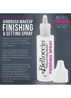 Airbrush Makeup Finishing Spray & Setting Mist, 1 oz. Bottle - Long Lasting, Prevents Smudging and Fading - Sets Cosmetic Foundations, Concealers & Blushes - pzsku/Z2EE754CA564D8787C04EZ/45/_/1686786318/125761ec-0e3a-4b41-9031-398ab3317d1f