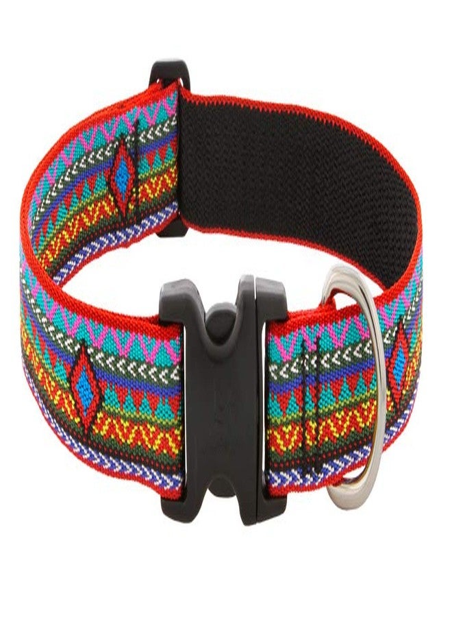 Lupine Extra Large Dog Collar by Lupine 1" Wide El Paso Design adjusts from 25" to 31" - Image 1