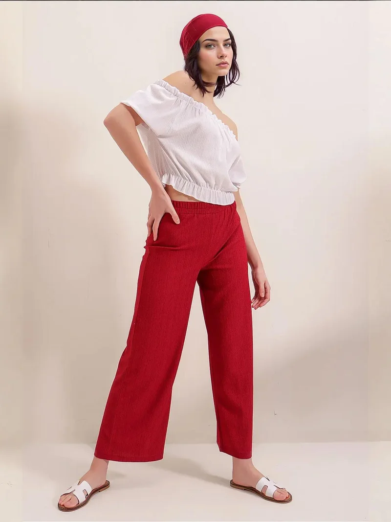 BIG DART BDART Textured Relaxed Fit Knit Pants