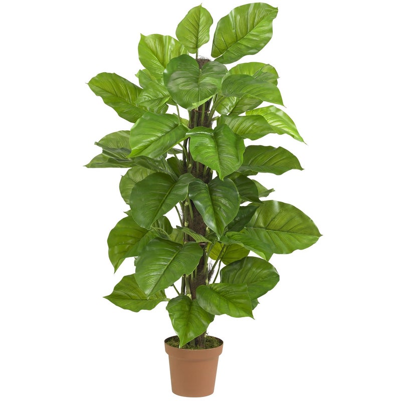 Nearly Natural Nearly Natural 6583 Large Leaf Philodendron Decorative Silk Plant 52Inch Green 