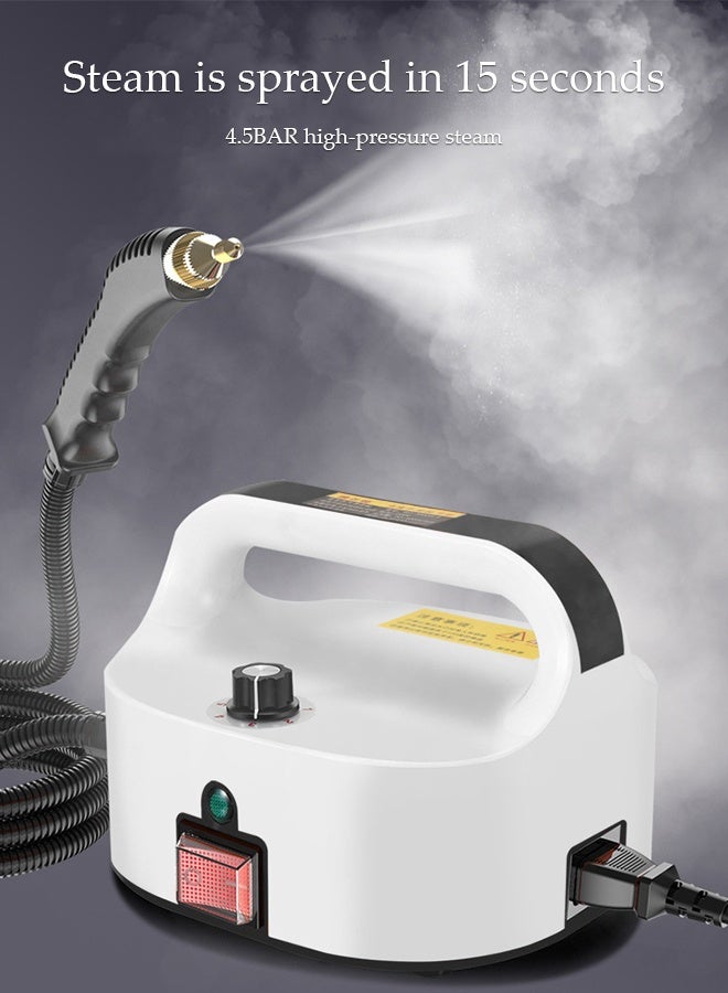 DUNISO Handheld Steam Cleaner, Multifunctional High Temperature Pressurized Steam Cleaner，With Brush Head, Six Gears Can Be Adjusted，Anti Dry Burning Protection, Suitable For Kitchen, Air Conditioning, Refrigerator, Bathroom, Furniture  - Image 5