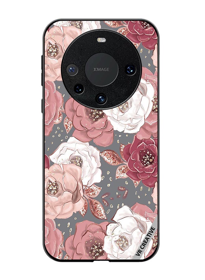VR CREATIVE Protective Case Cover For Huawei Mate 60 Rose Flower Design Multicolour - Image 1
