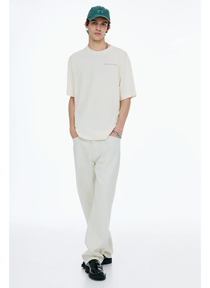 H&M Relaxed Fit Cotton T-Shirt