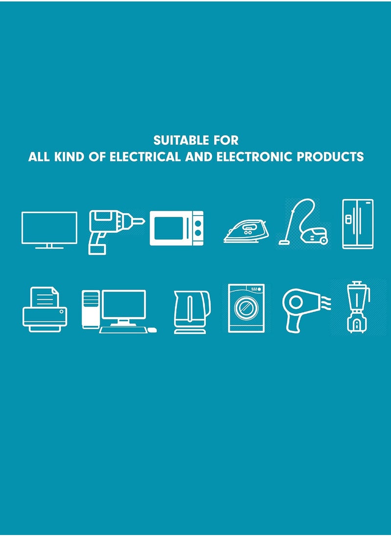 AK KEMCO Kemco 4 Way 5 Meter Extension Cord Extension Socket Extension Lead Power Strip Extension Board Power Cord AK 604BU  - Image 3