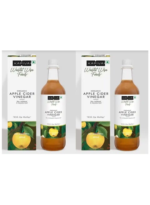 Organic Apple Cider 500ml, Pack Of 2