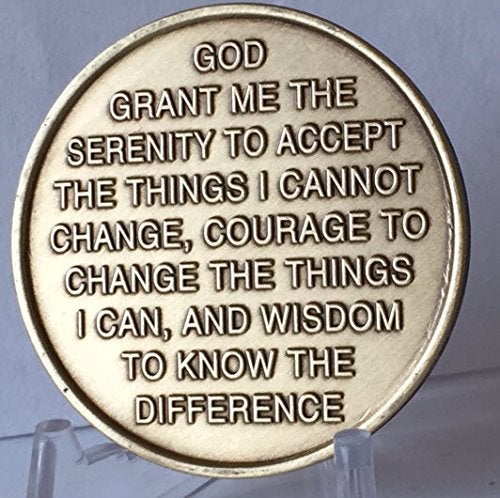 wendells One Day At a Time Universe with the Serenity Prayer Bronze Medallion - Image 2